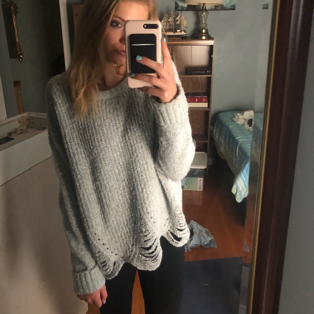 Cozy Grey Sweater